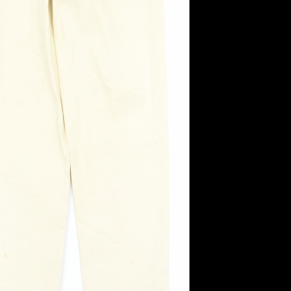 Preworn Womens Yellow   Trousers  Size 24 L26 in