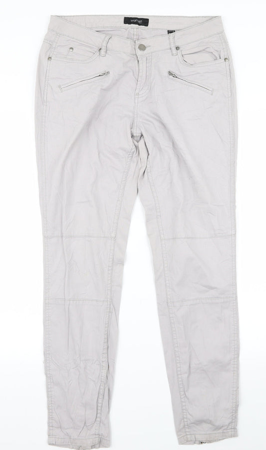 woman Womens Grey   Skinny Jeans Size 30 L25 in