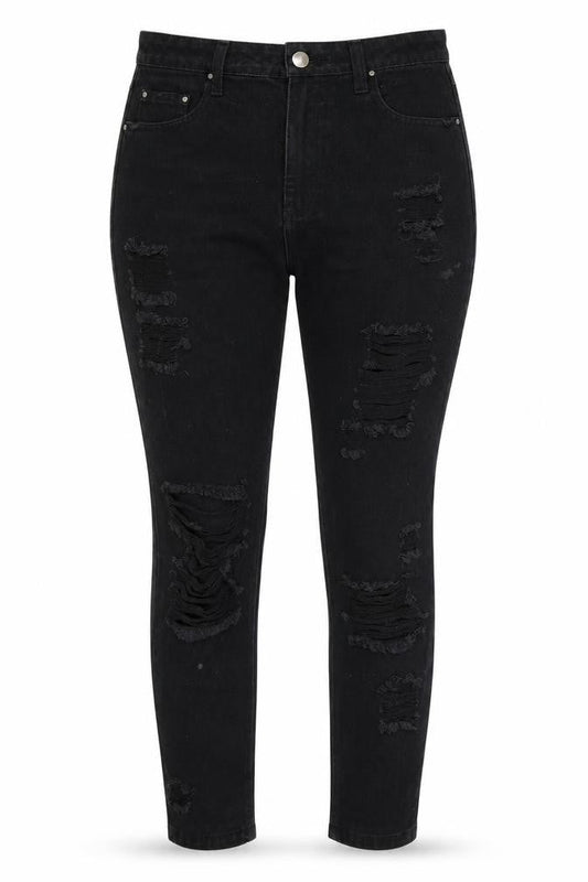 misguided Womens Black   Skinny Jeans Size 8 L26 in