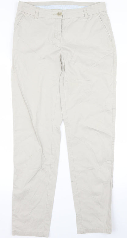 Preloved blue motion Womens Beige   Trousers  Size 38 L28 in - Front