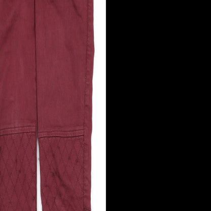 Topshop Womens Red   Trousers  Size 8 L28 in