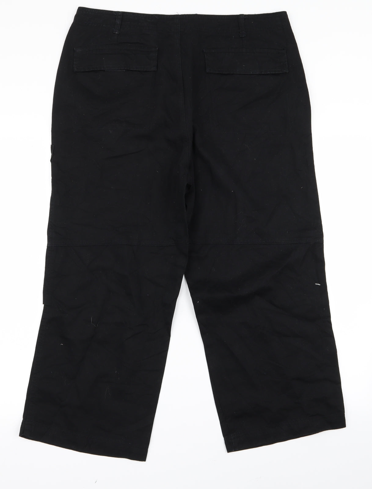 Preworn Womens Black   Trousers  Size 34 L26 in