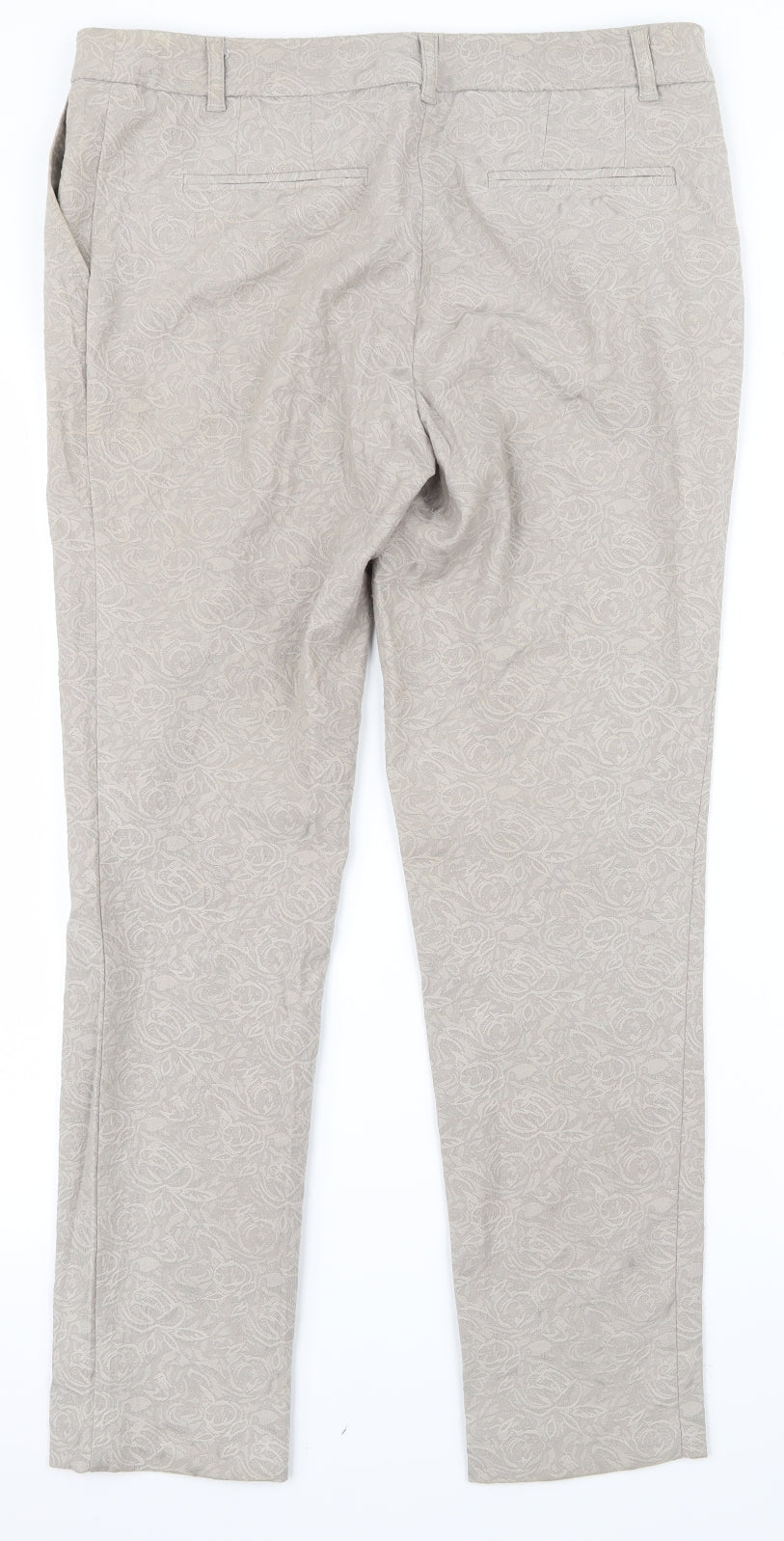 NEXT Womens Beige   Trousers  Size 10 L26 in