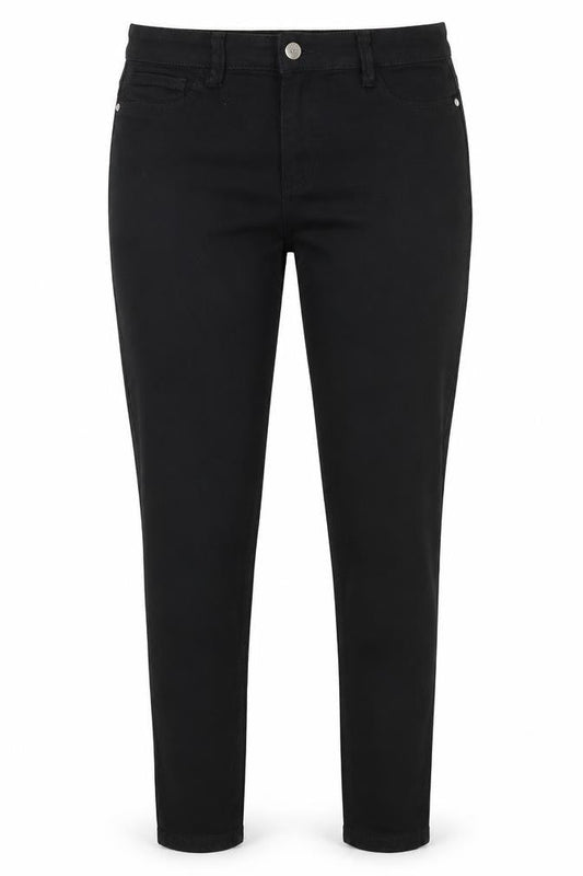 Preworn Womens Black   Trousers  Size 12 L26 in
