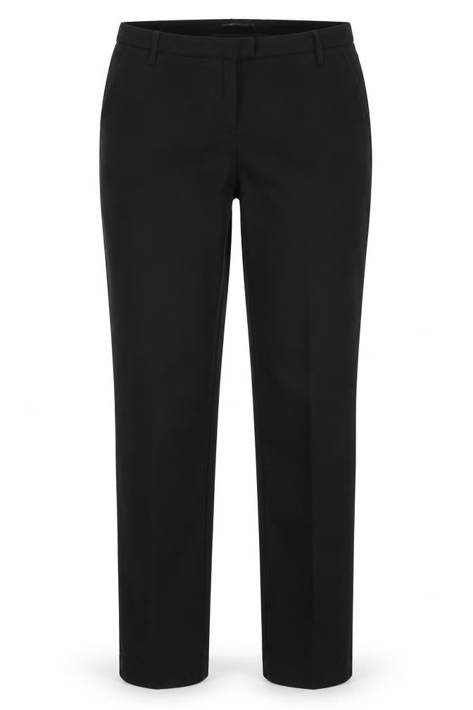 Preworn Womens Black   Trousers  Size 32 L28 in