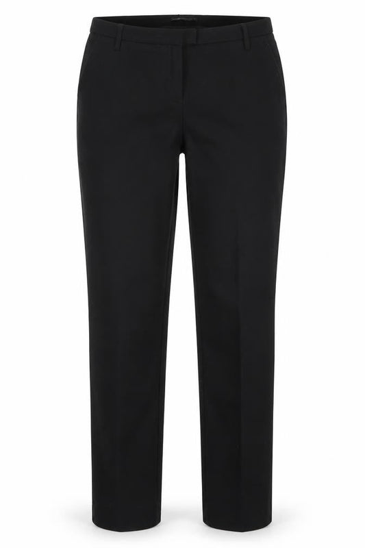 Preworn Womens Black   Trousers  Size 32 L28 in