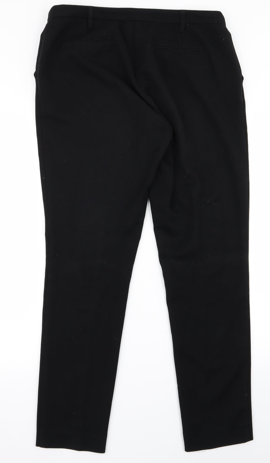 Preworn Womens Black   Trousers  Size 32 L28 in