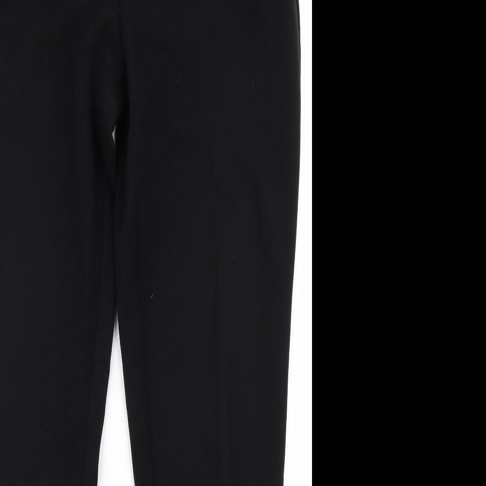 Preworn Womens Black   Trousers  Size 32 L28 in