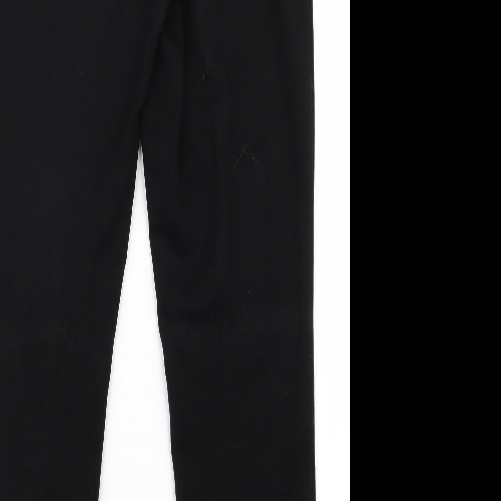 Preworn Womens Black   Trousers  Size 32 L28 in