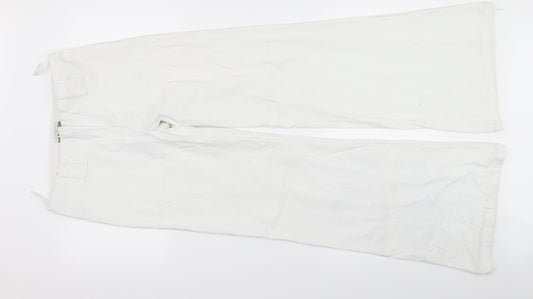 La Bella Womens White   Trousers  Size 14 L26 in