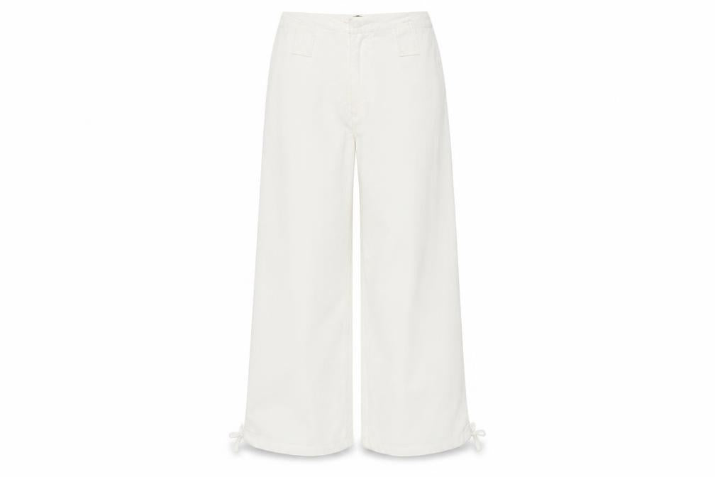 La Bella Womens White   Trousers  Size 14 L26 in