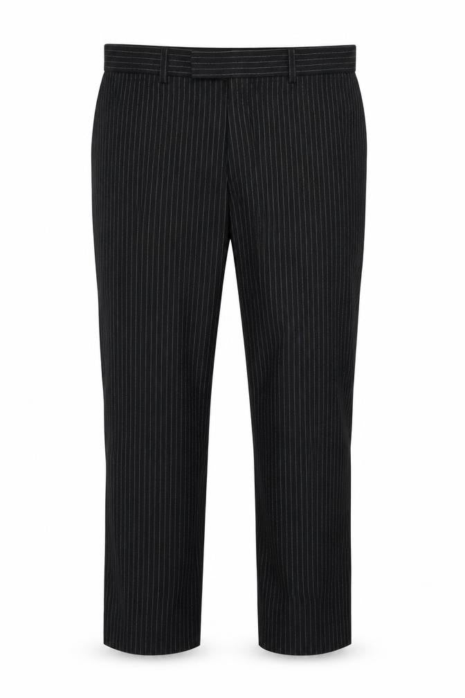 River Island Womens Black Striped  Trousers  Size 34 in L28 in
