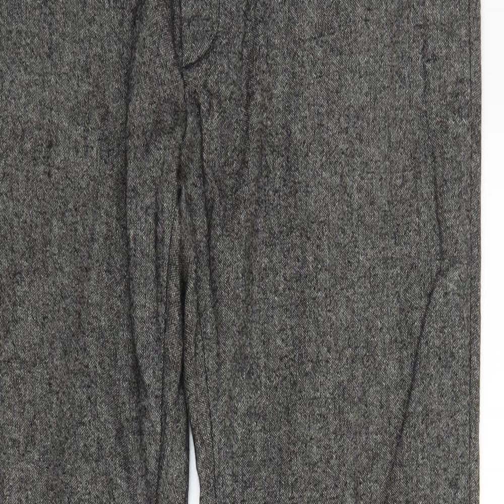 H&M Womens Grey   Trousers  Size 34 in L30 in