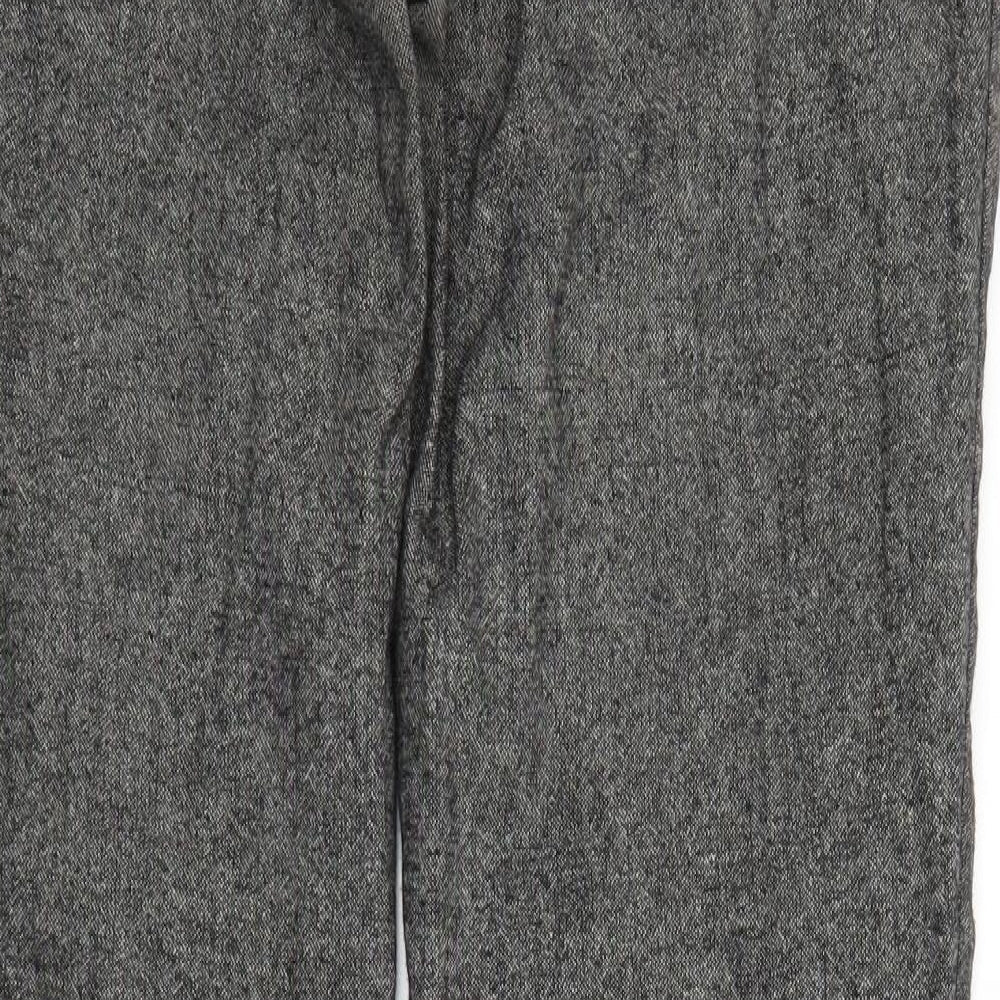 H&M Womens Grey   Trousers  Size 34 in L30 in