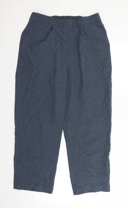 Bonmarché Womens Blue Trousers Size 14 L24 in