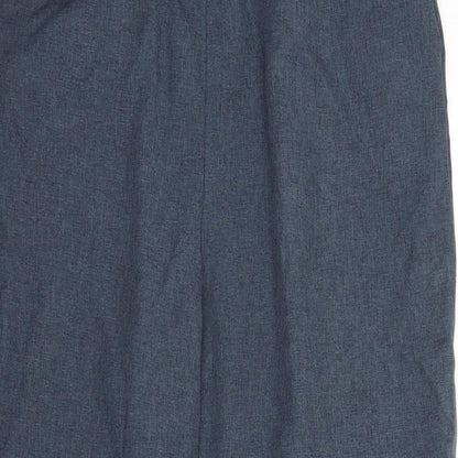 Bonmarché Womens Blue Trousers Size 14 L24 in