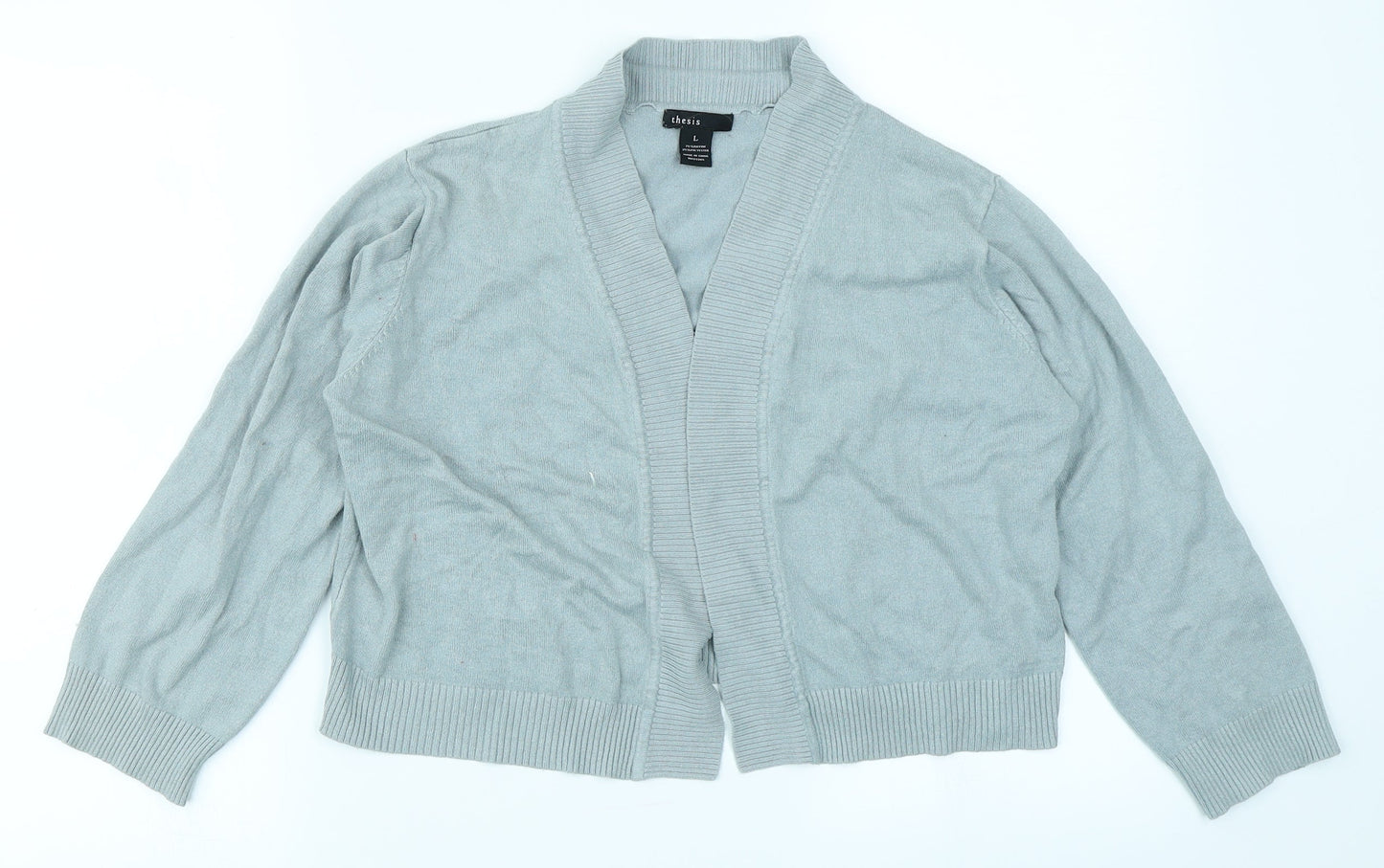 Thesis Womens Blue   Cardigan Jumper Size L