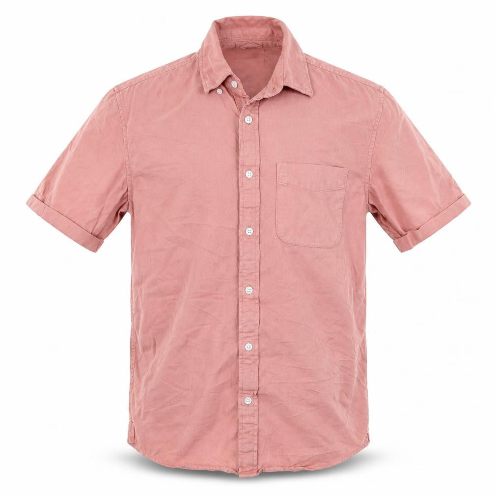 River Island Mens Pink    Button-Up Size S