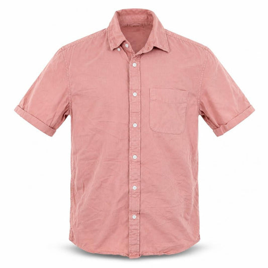 River Island Mens Pink    Button-Up Size S