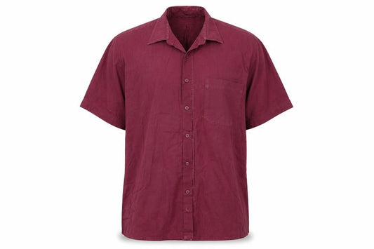 Tom Hagan Mens Red    Button-Up Size L