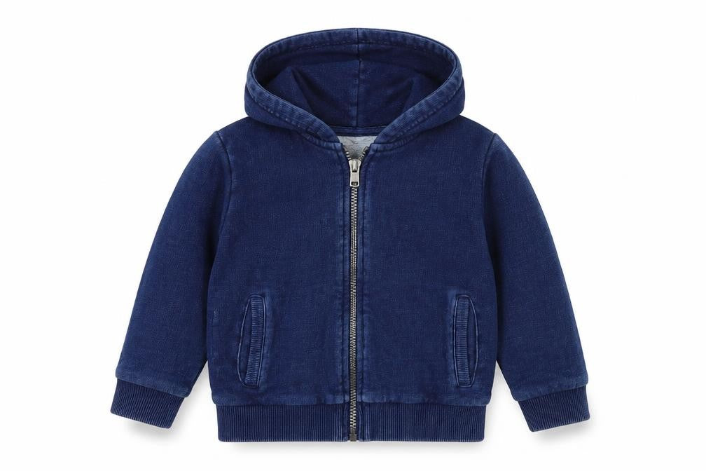Matalan Boys Blue   Full Zip Hoodie Size 3-4 Years