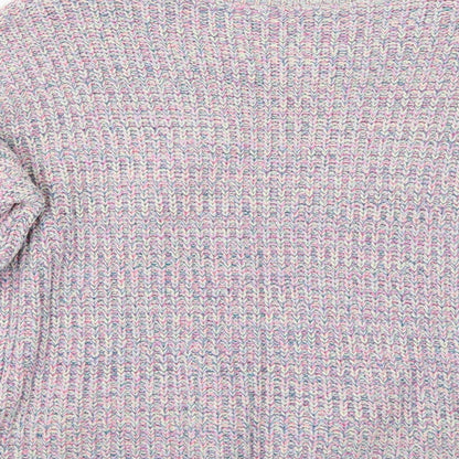 Preloved Hearts & Bows Womens Multicoloured   Pullover Jumper Size S - Label