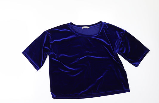 River Island Womens Blue   Basic T-Shirt Size 8