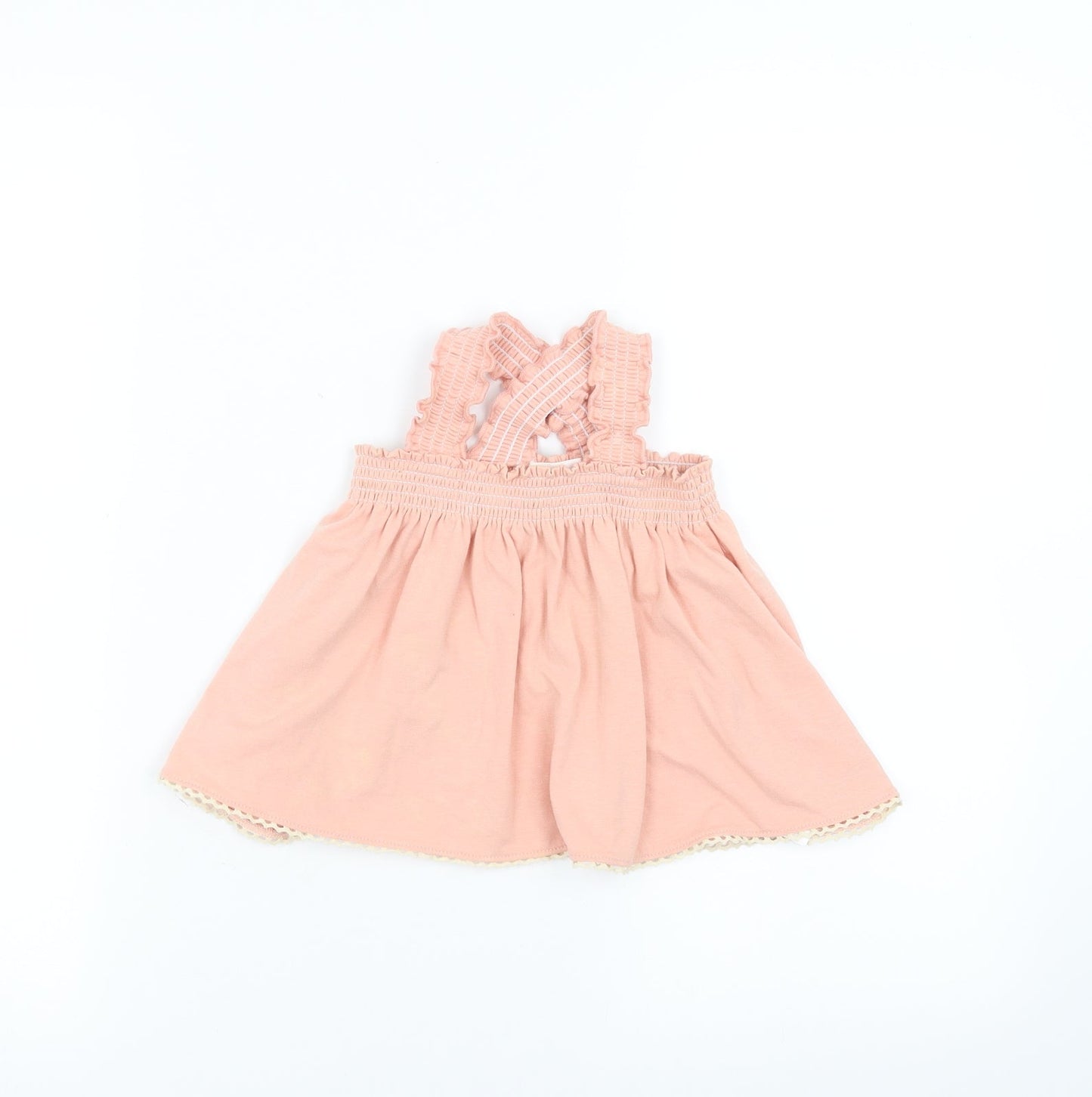Artisan Girls Pink   Basic Blouse Size 12 Months