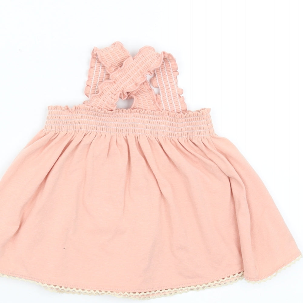 Artisan Girls Pink   Basic Blouse Size 12 Months