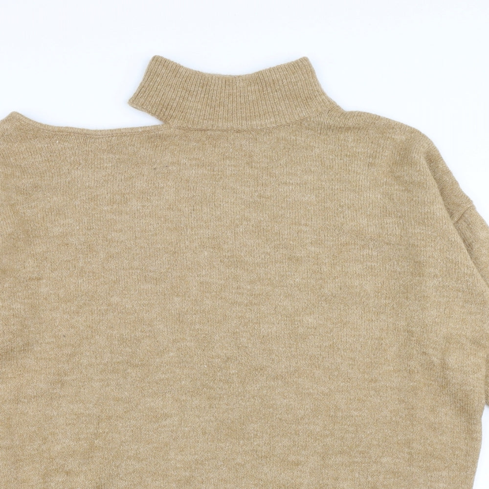 George Womens Beige   Pullover Jumper Size M