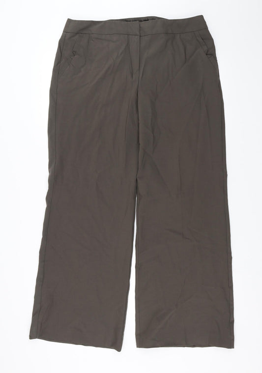 Marks and Spencer Womens Green   Trousers  Size 16 L30 in