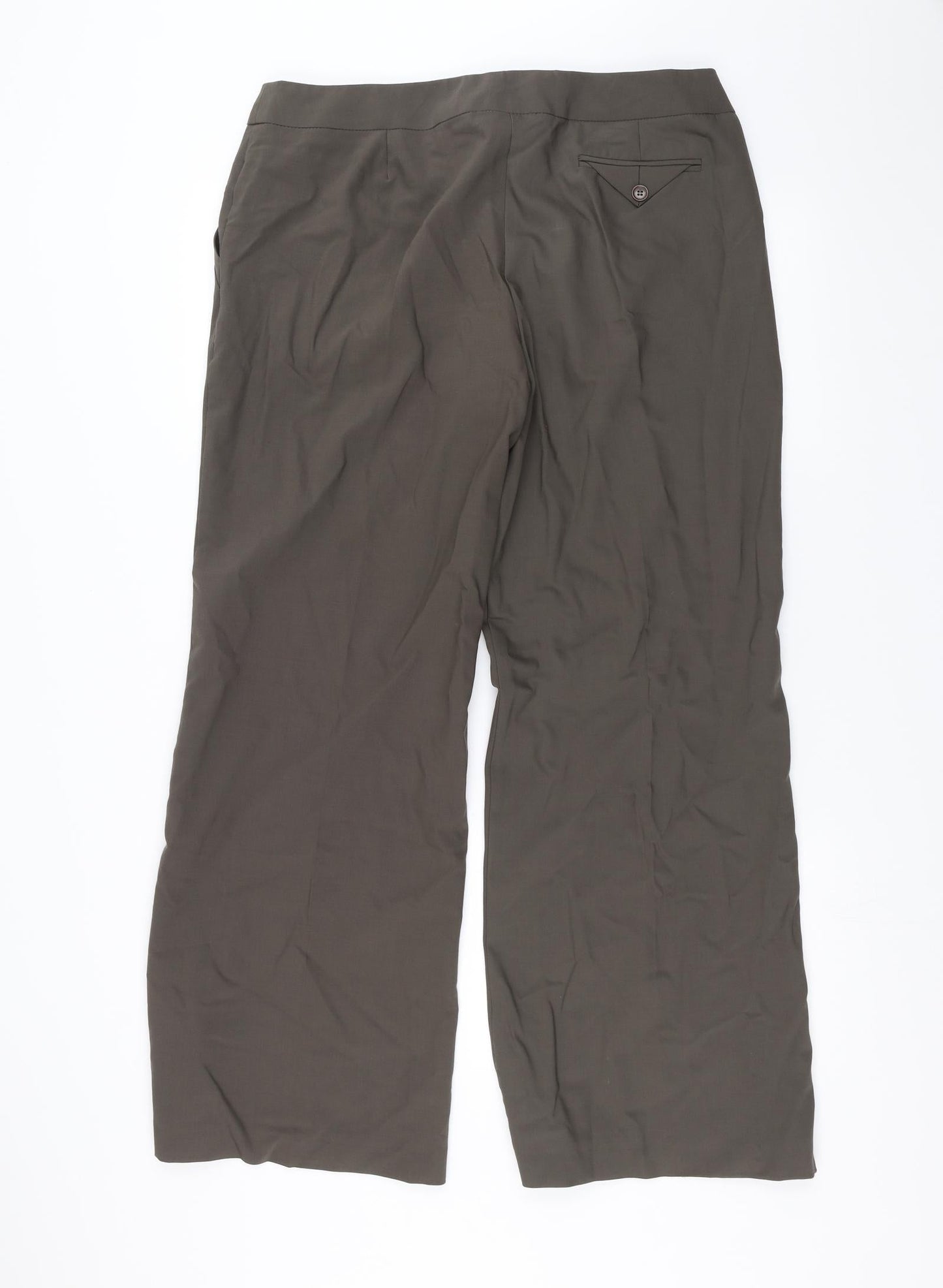 Marks and Spencer Womens Green   Trousers  Size 16 L30 in