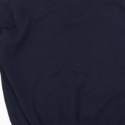 Preloved Henbury Mens Blue   Pullover Jumper Size L - Label