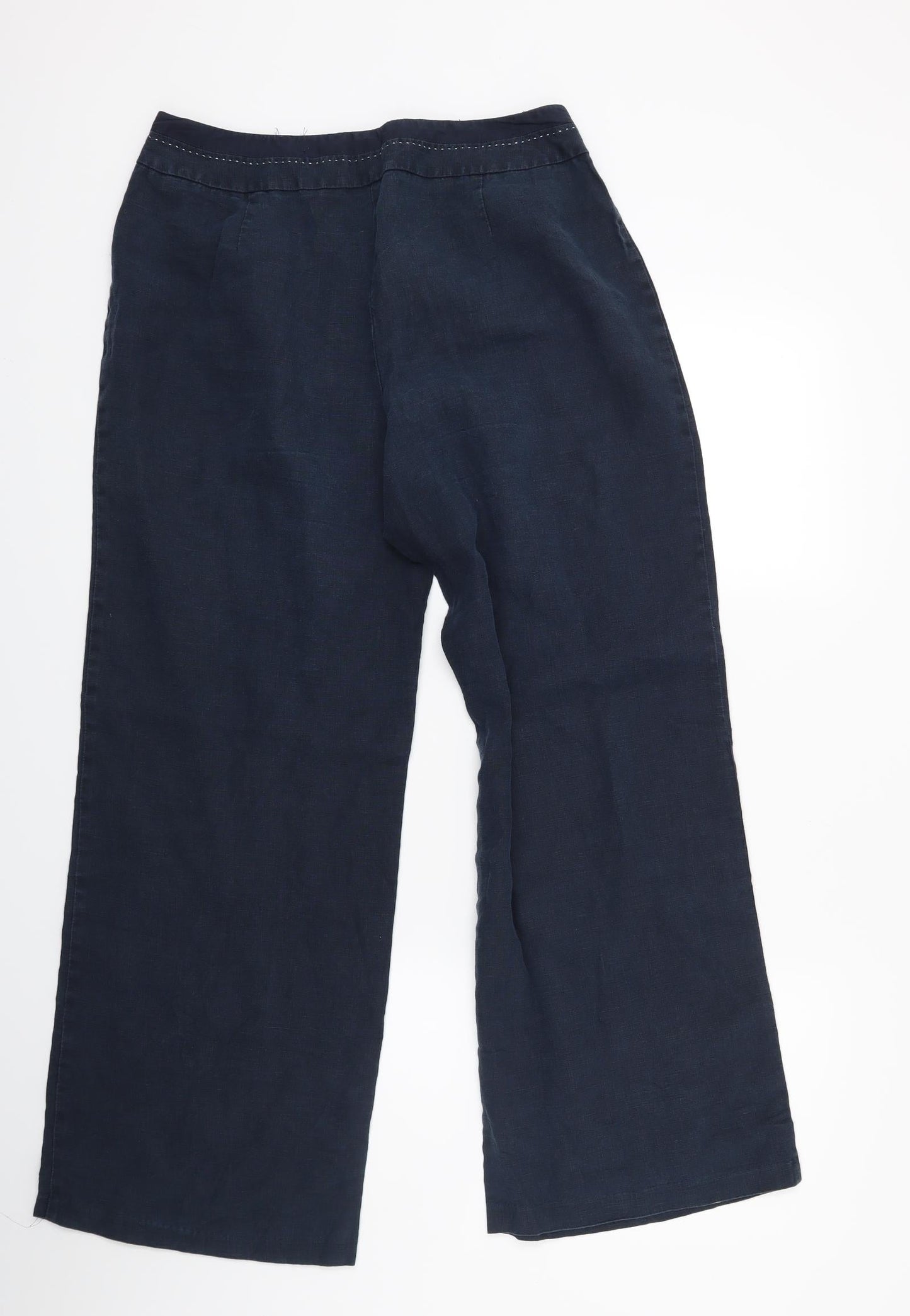 Marks and Spencer Womens Blue   Trousers  Size 14 L26 in