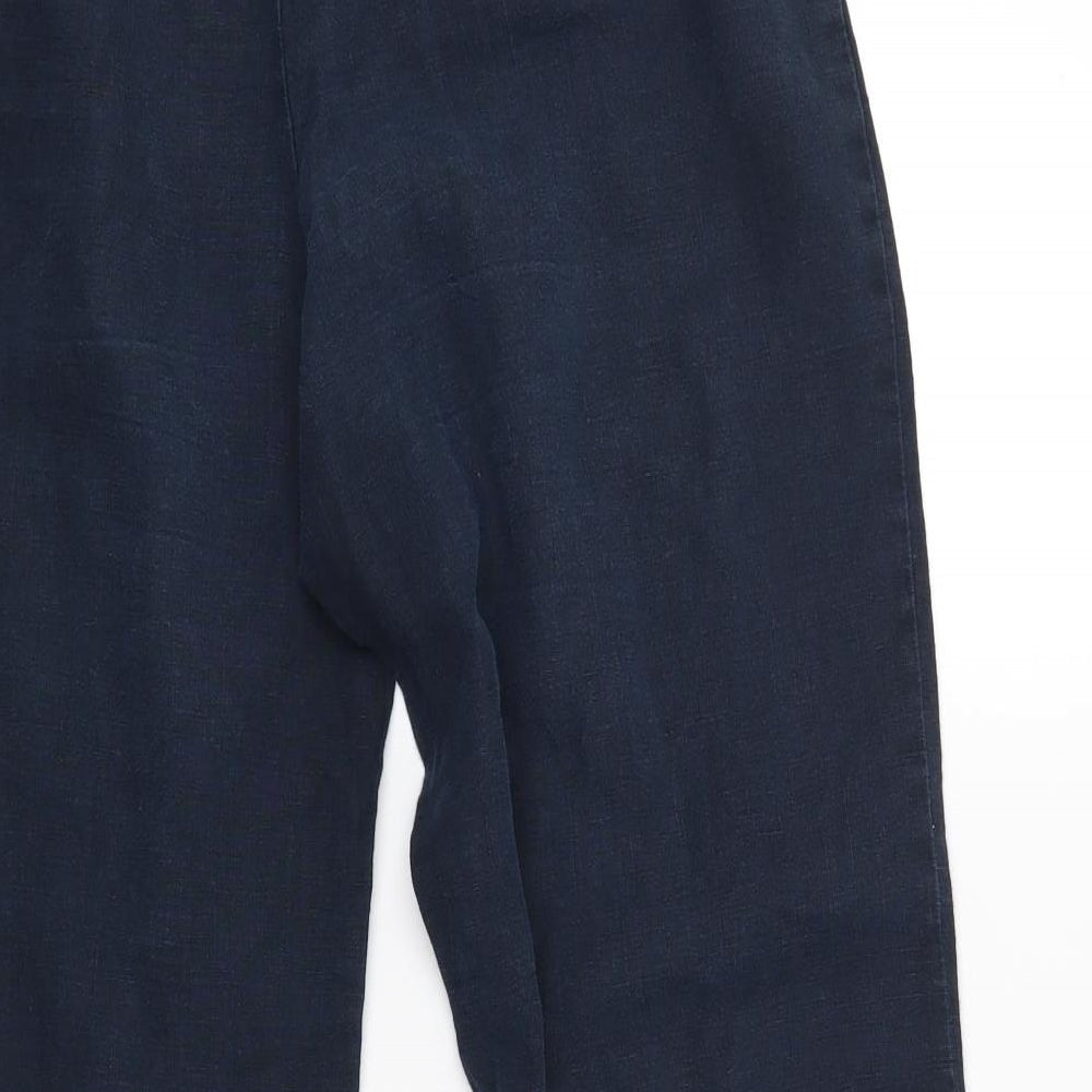 Marks and Spencer Womens Blue   Trousers  Size 14 L26 in