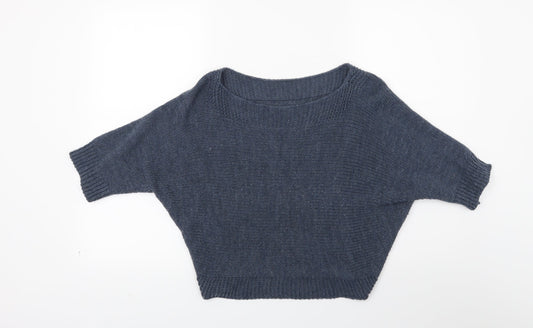Preworn Womens Blue  Knit Pullover Jumper Size M