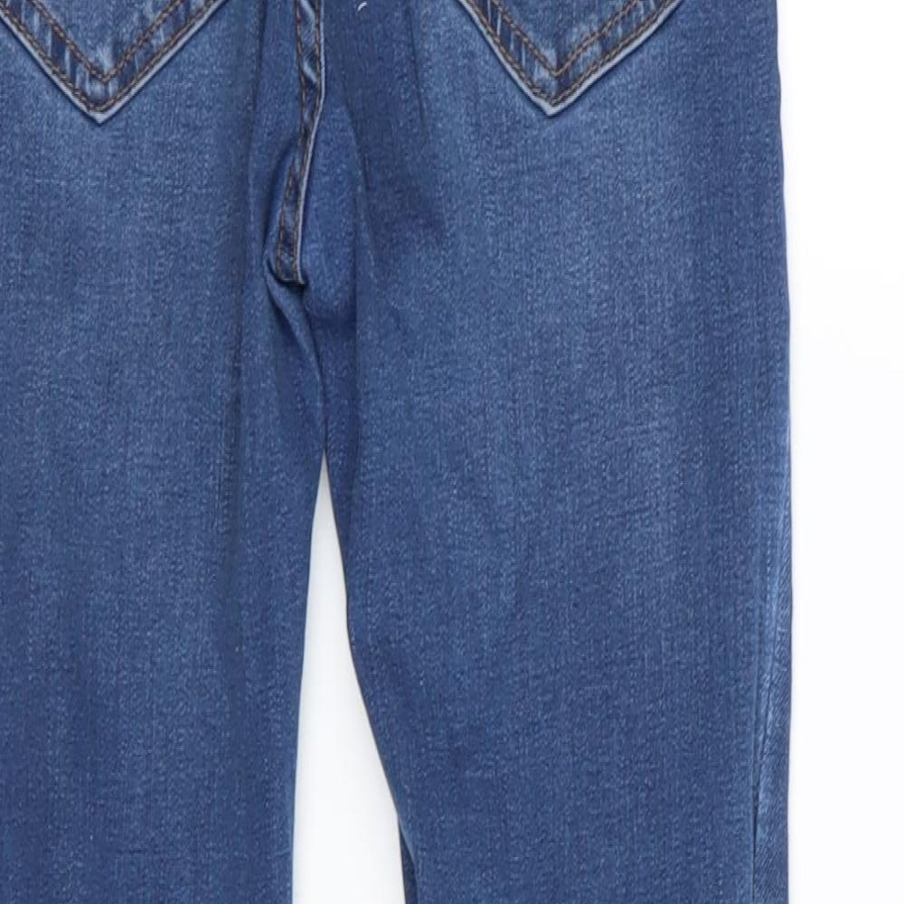 Preworn Womens Blue   Skinny Jeans Size 26 in L26 in - RIPPED JEANS