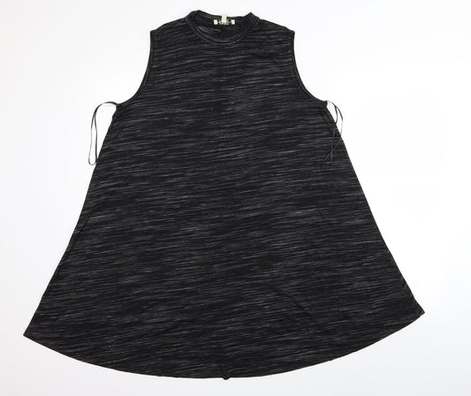 Matalan Womens Black   T-Shirt Dress  Size M