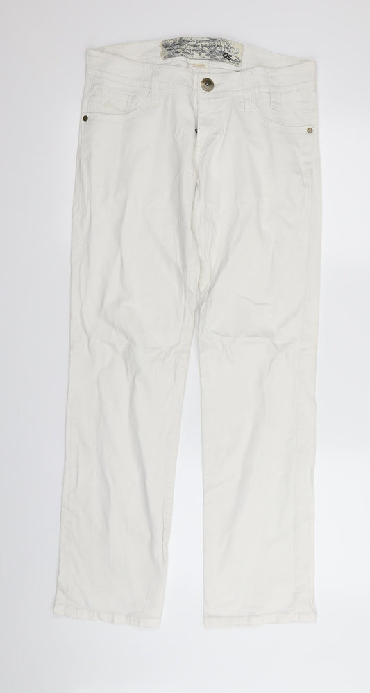 QS Womens White   Skinny Jeans Size 30 in L31 in