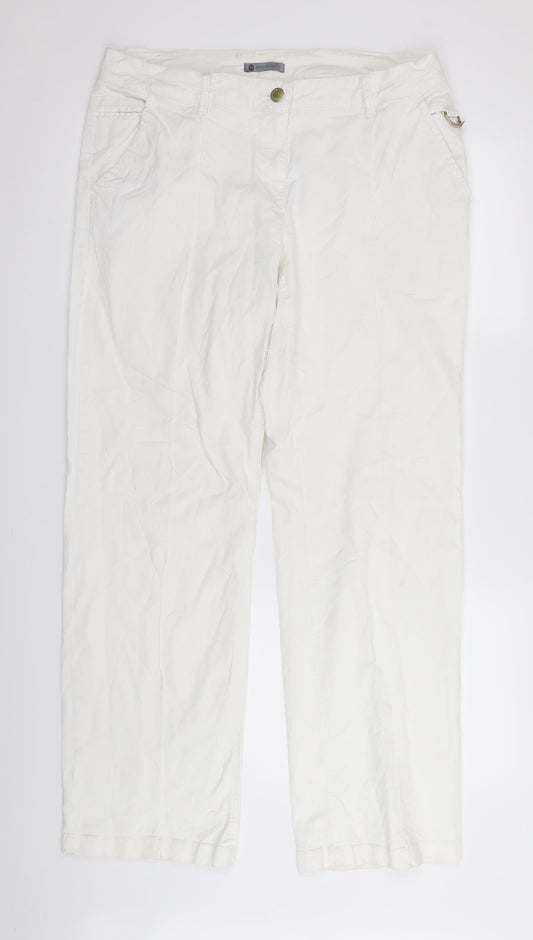 anotherwomen Womens White   Skinny Jeans Size 44 in L30 in