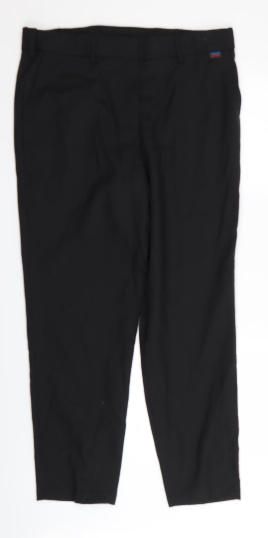 national express Womens Black   Trousers  Size 16 L29 in