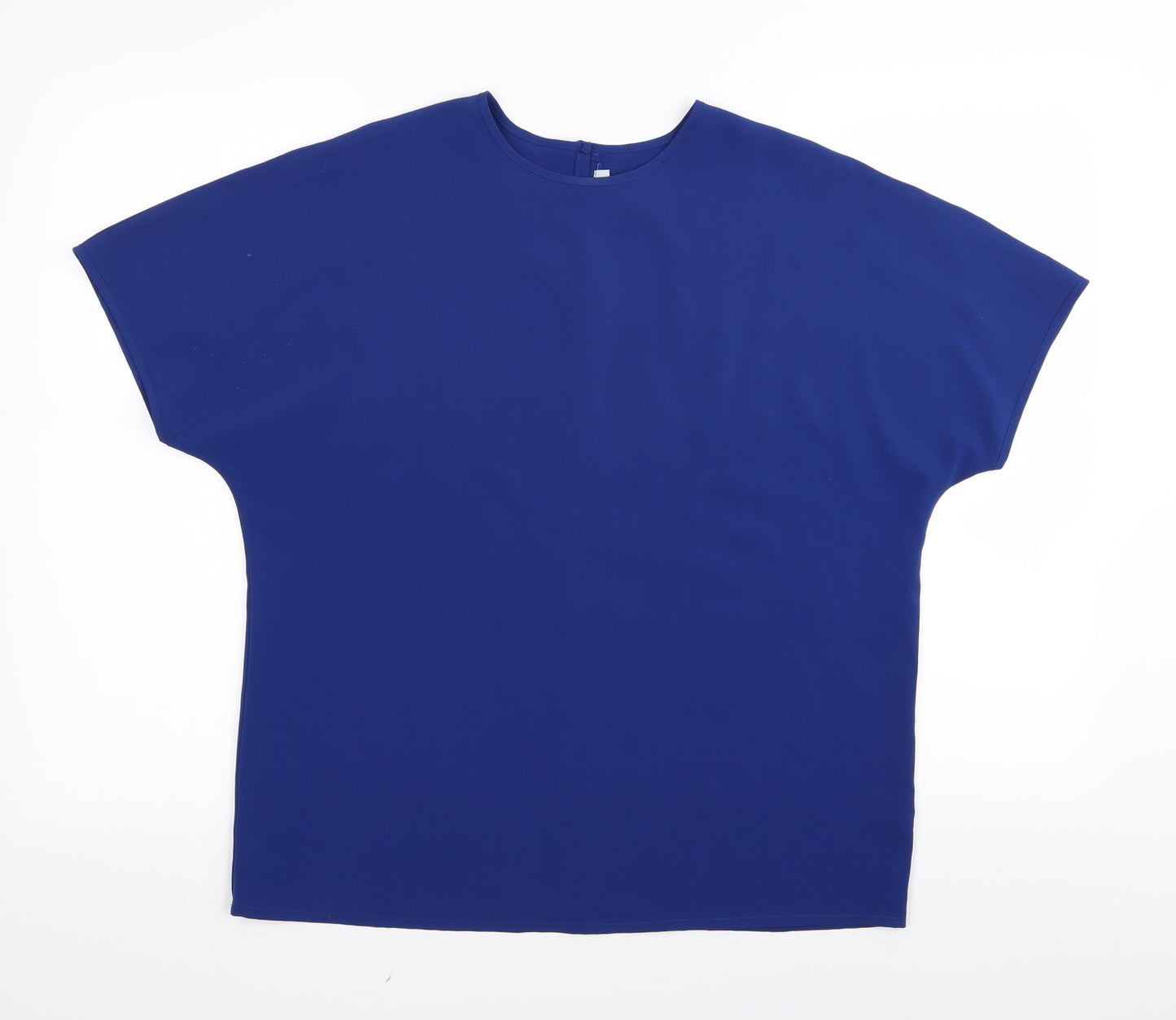 Preworn Womens Blue   Basic T-Shirt Size 12
