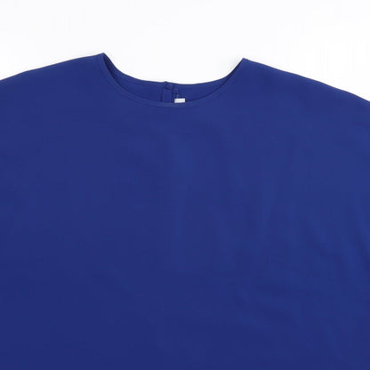 Preworn Womens Blue   Basic T-Shirt Size 12