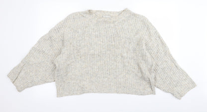 Topshop Womens Beige   Pullover Jumper Size XS