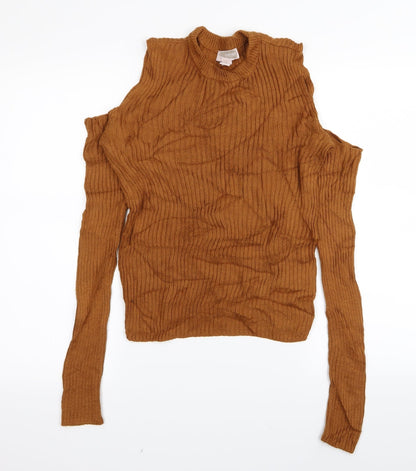 Preloved forever21 Womens Brown   Pullover Jumper Size M - Front
