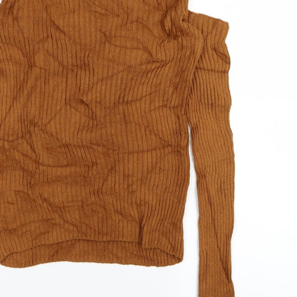Preloved forever21 Womens Brown   Pullover Jumper Size M - Label