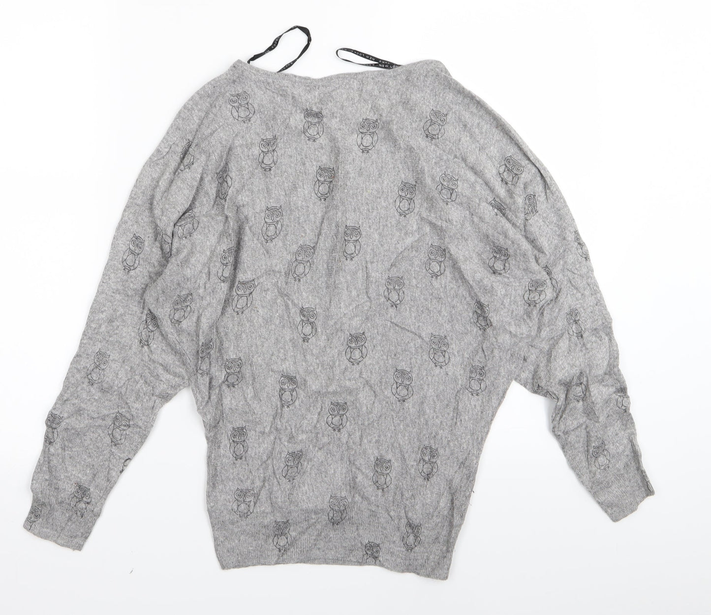New Look Womens Grey   Basic T-Shirt Size 8