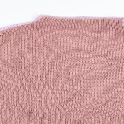PRETTYLITTLETHING Womens Multicoloured   Pullover Jumper Size 10