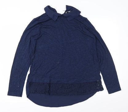 Tu Womens Blue   Pullover Jumper Size 16