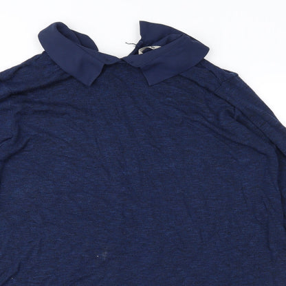 Tu Womens Blue   Pullover Jumper Size 16